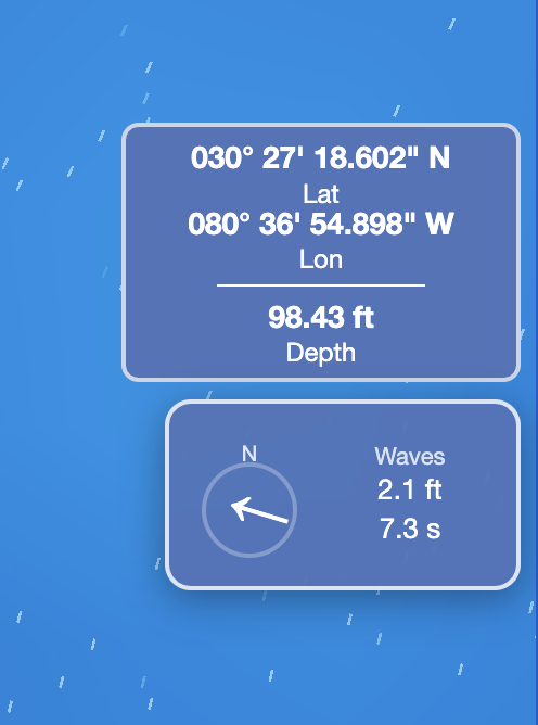 Waves weather layer preview